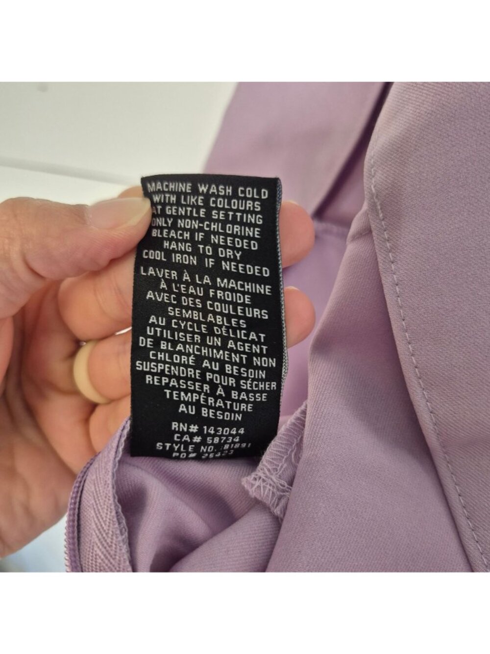 7 For All Mankind Lavender Womens Mid-Rise Tailored Dress Pants Size M - Picture 8 of 9